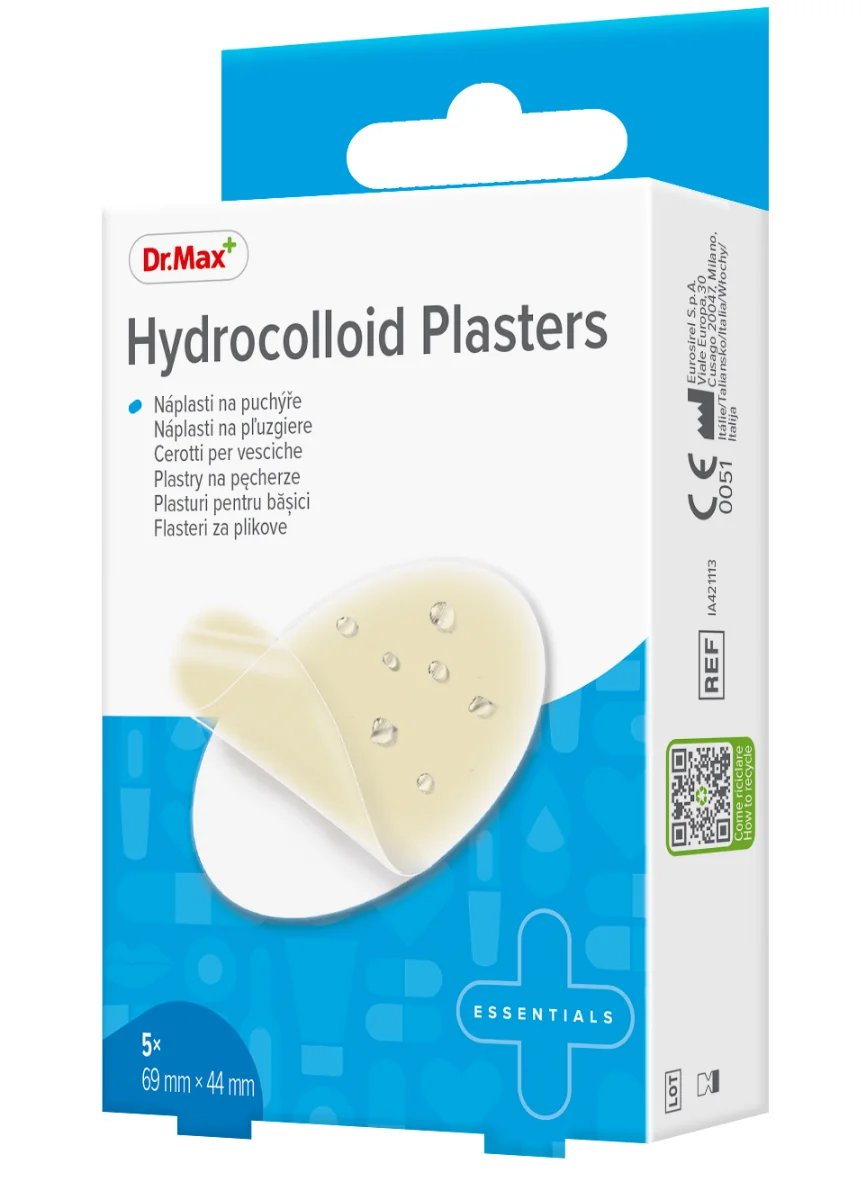 Dr. Max Plaster Hydrocolloid 69 x 44mm, 5 bucati