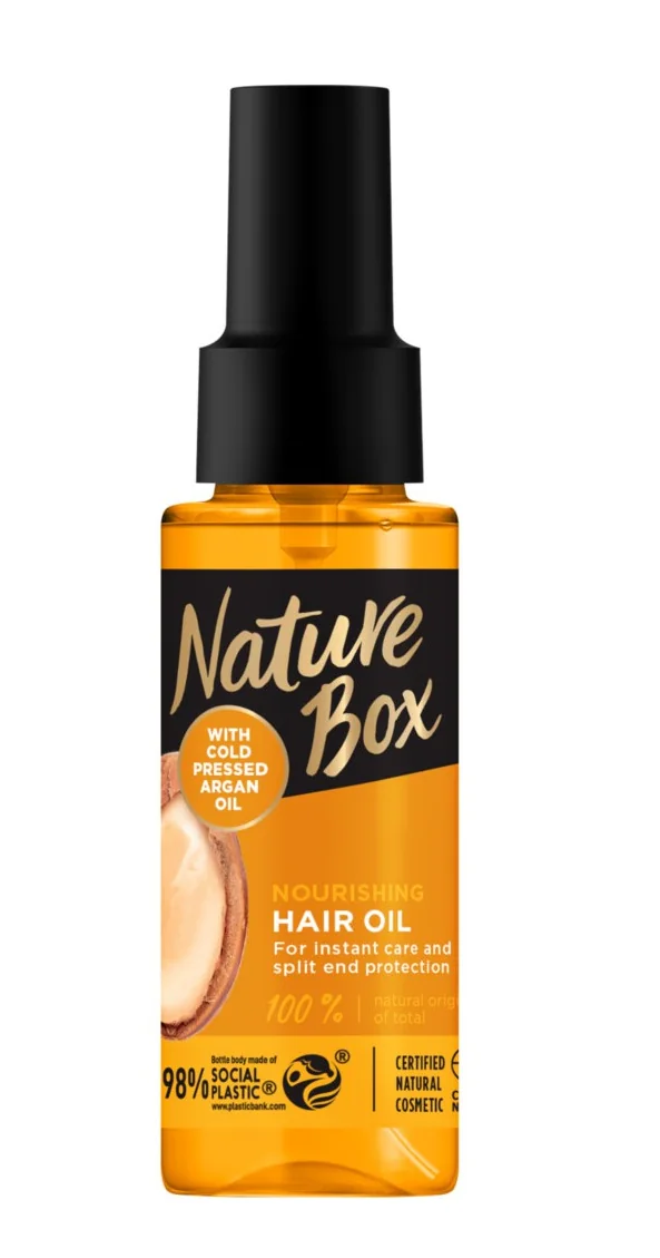 Ulei de par cu argan, 70ml, Nature Box