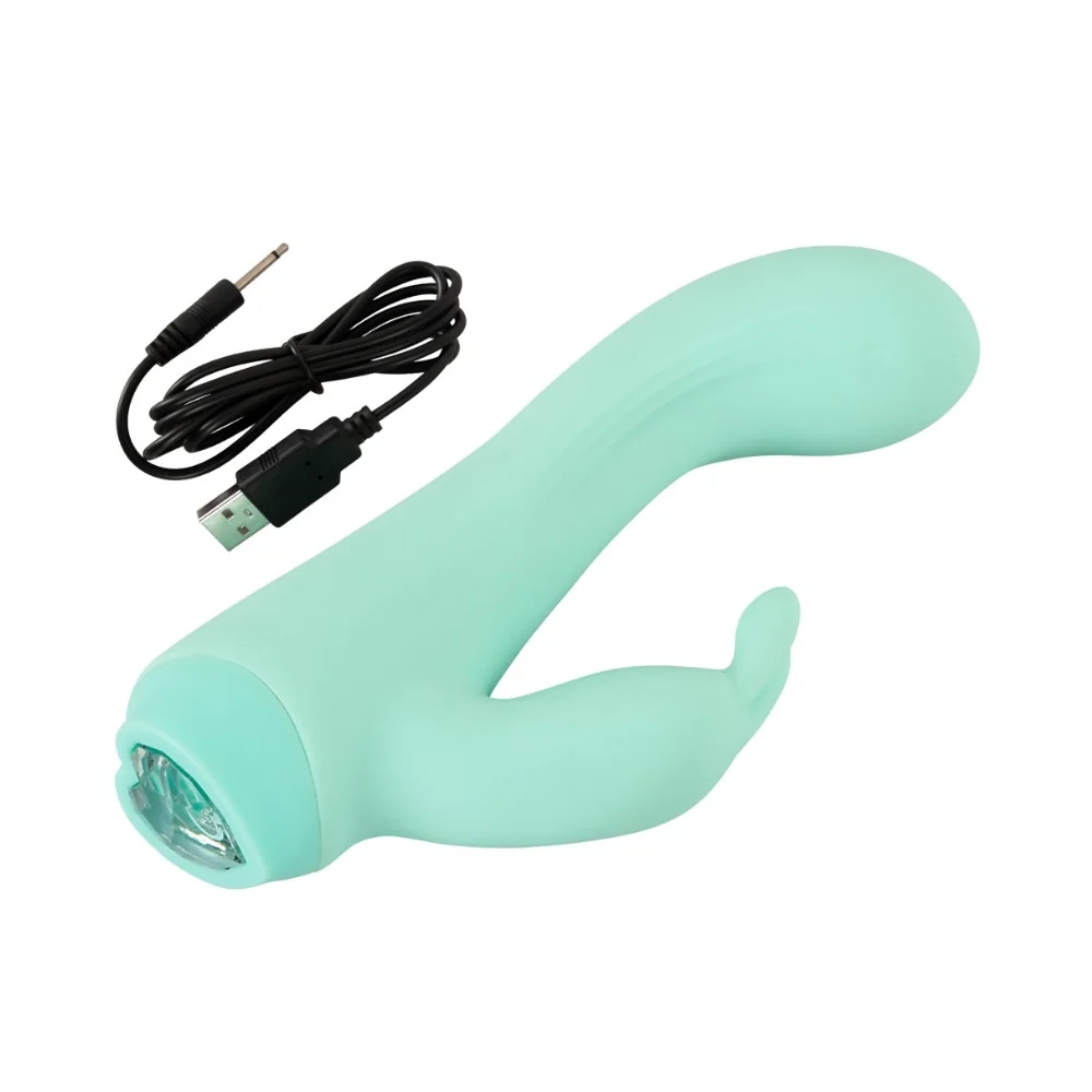 Mini vibrator multifunctional verde, 1 bucata, Cuties 