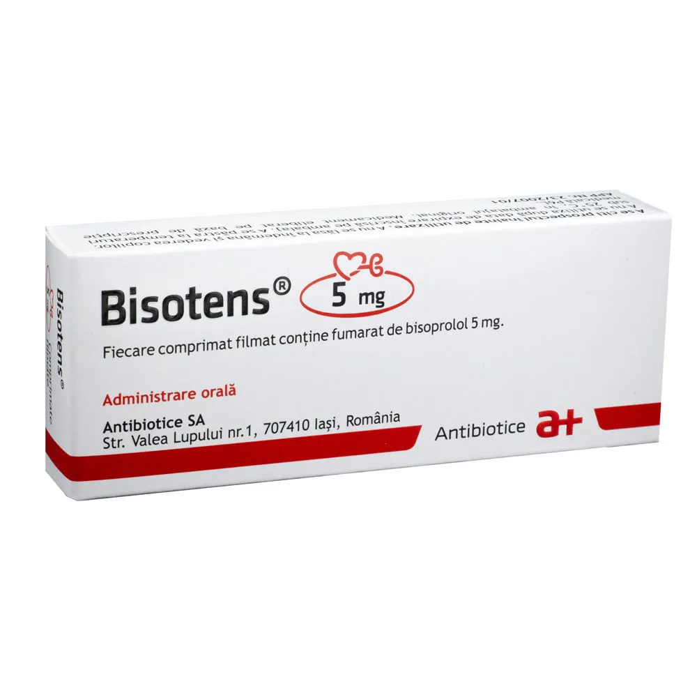 Biostens 5mg, 30 comprimate filmate, Antibiotice 