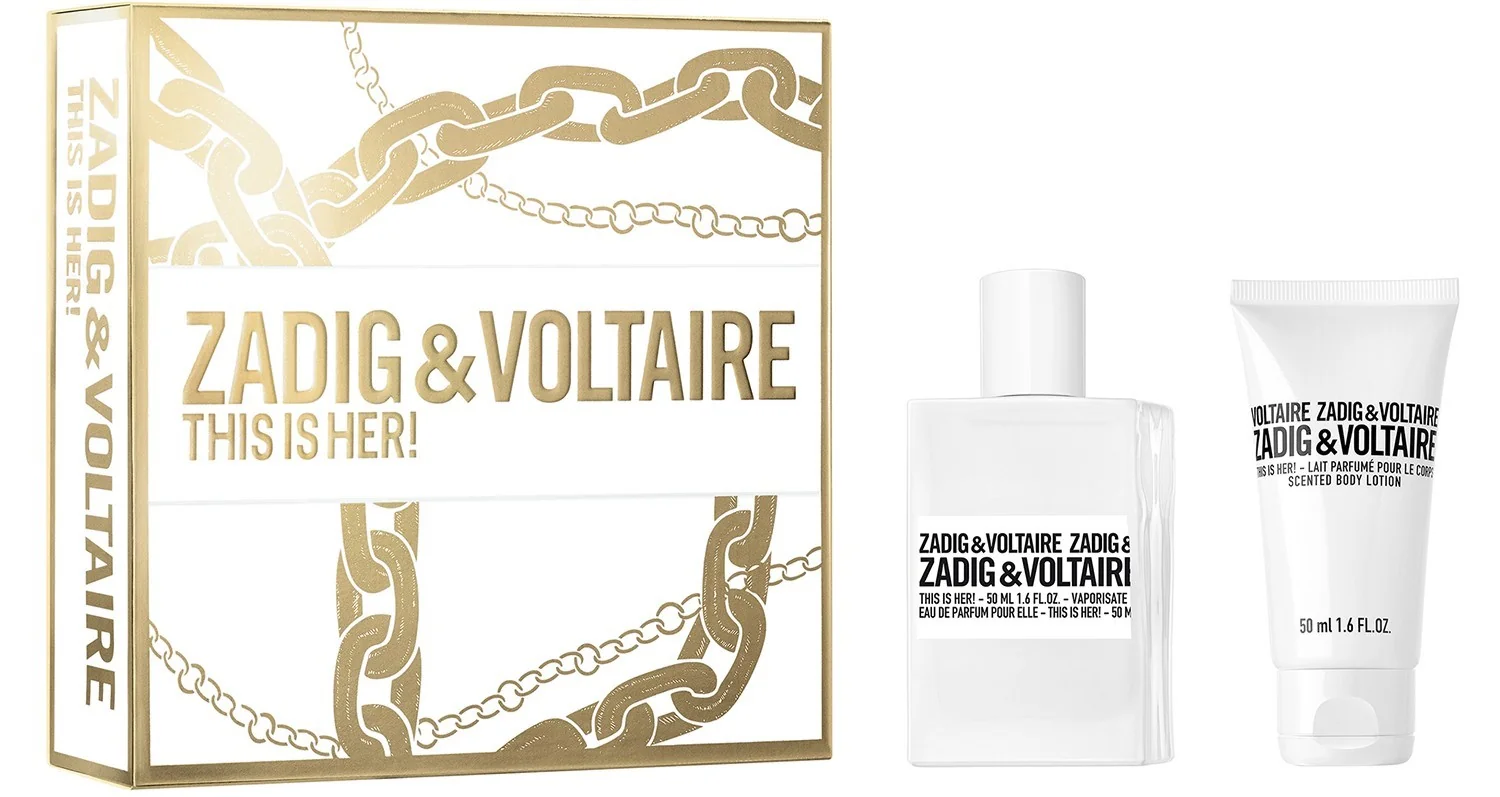 Set This is Her Apa de parfum 50ml + Lotiune de corp 50ml, Zadig&Voltaire 