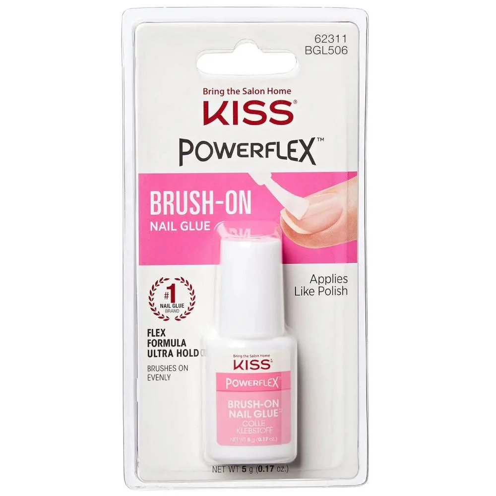 Adeziv pentru unghii false Glue Brush On, 5g, Kiss 