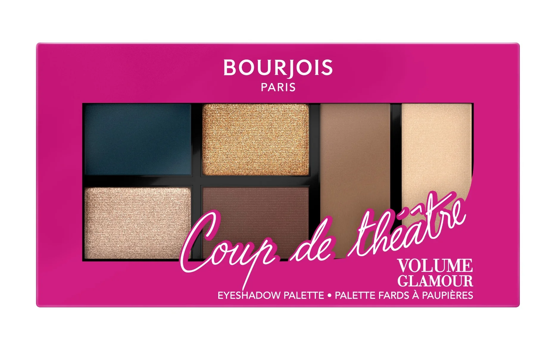 Paleta farduri de pleoape Volume Glamour 2 Coup de Theatre, 8.4g, Bourjois