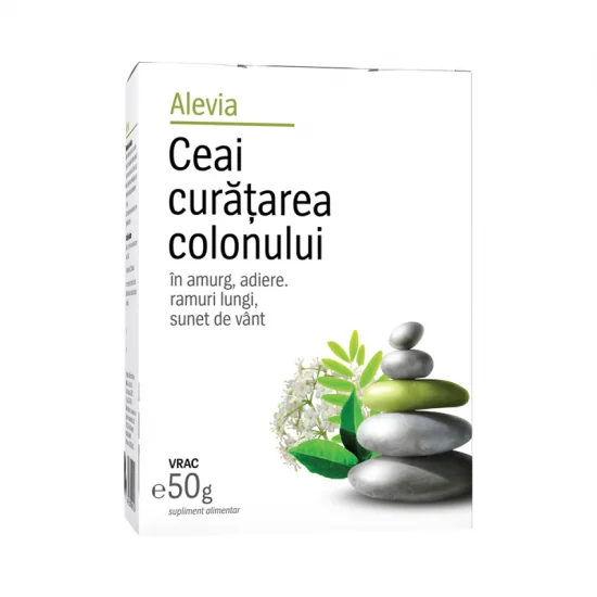 Ceai pentru curatarea colonului, 50g, Alevia