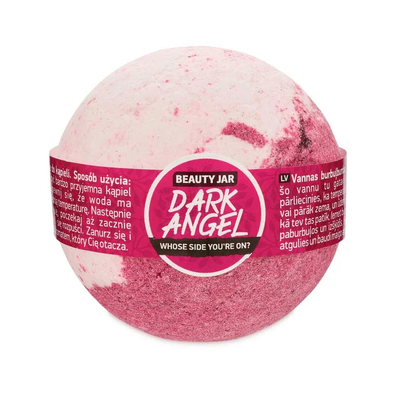 Bila de baie efervescenta cu parfum floral Dark Angel, 150g, Beauty Jar