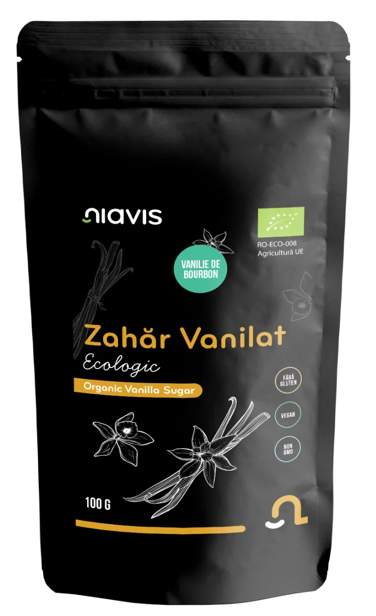 Zahar vanilat ecologic, 100g, Niavis