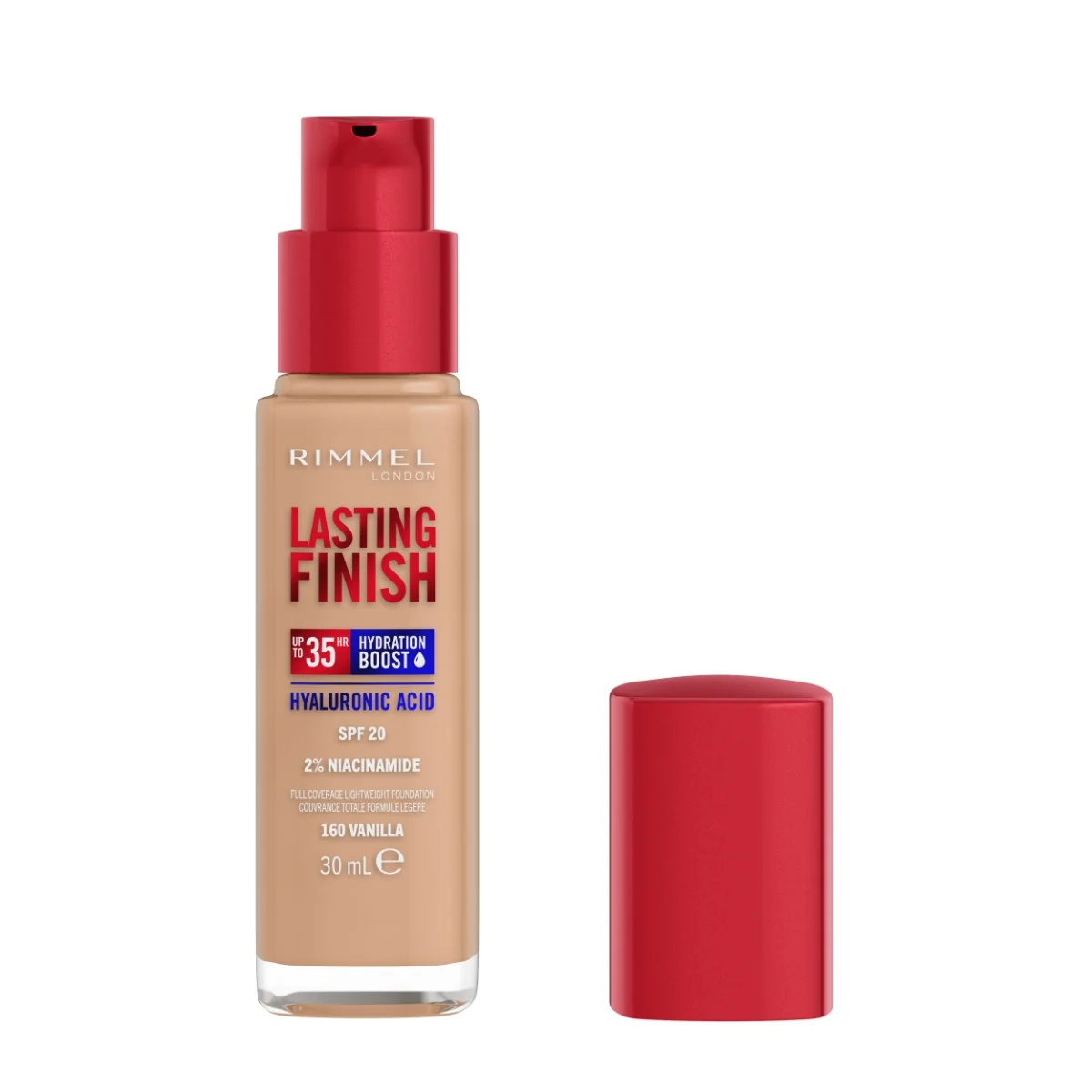 Fond de ten Lasting Finish 35H 160 Vanilla, 30ml, Rimmel London 