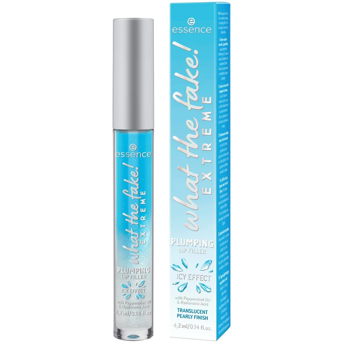 Luciu de buze What The Fake Extreme Plumping Lip Filler 02 - Ice Ice Baby!, 4.2ml, Essence 