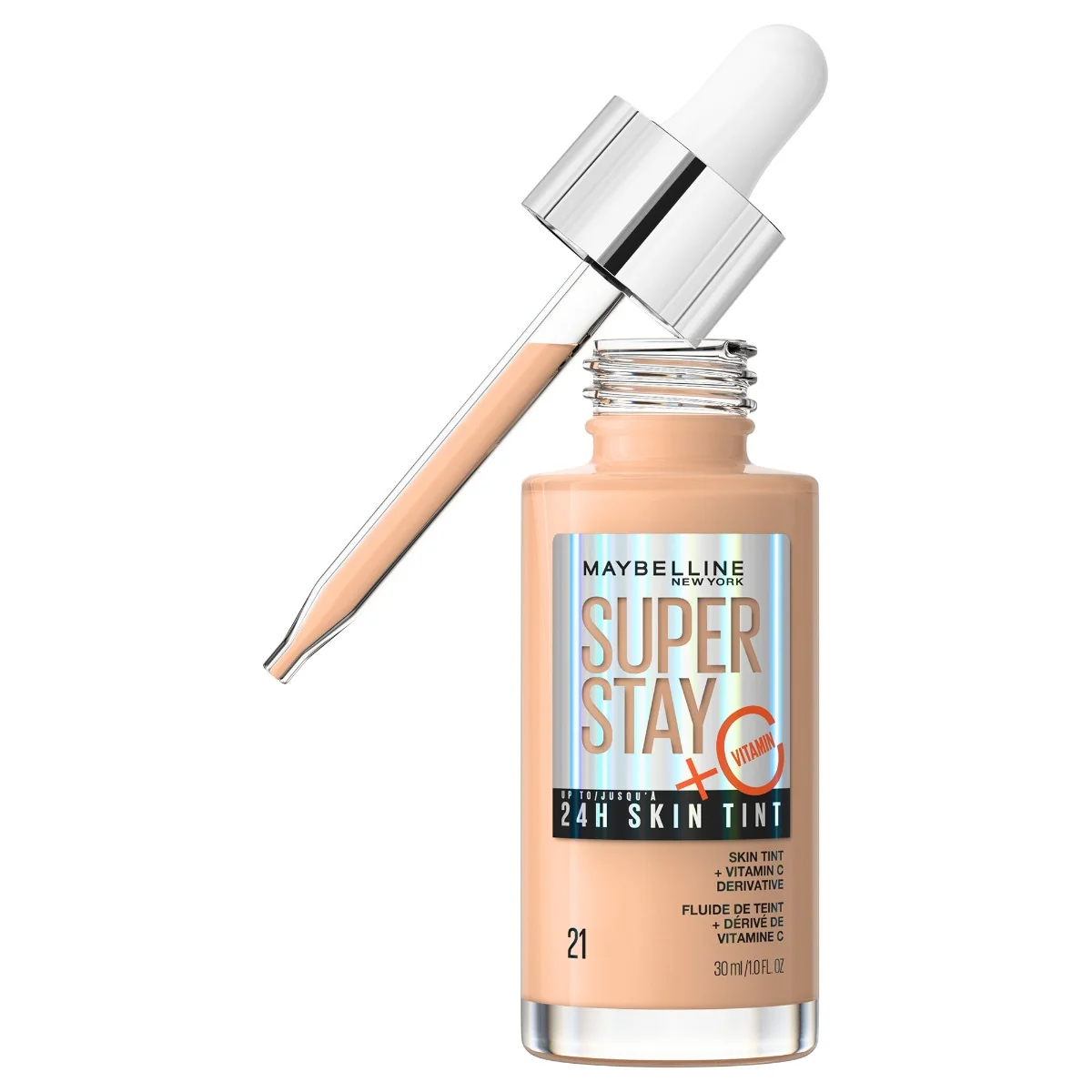 Fond de ten Super Stay Glow Skin Tint 21, 30ml, Maybelline 