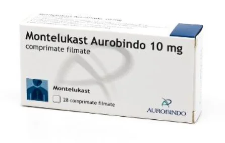 Montelukast 10mg, 28 comprimate filmate, Aurobindo