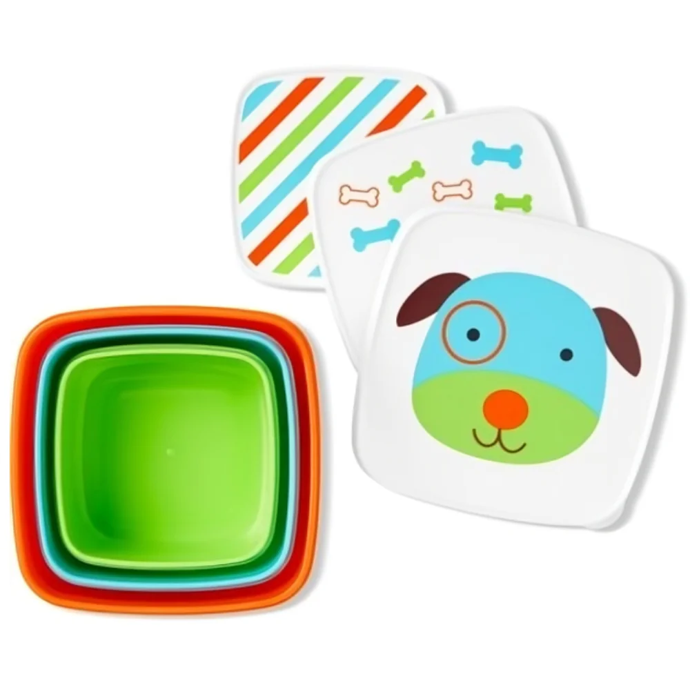 Set cutii pentru pranz Zoo Catel, 3 bucati, Skip Hop 