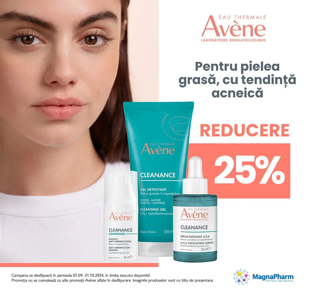 Ofertele lunii septembrie, octombrie 2024 Avene Cleanance