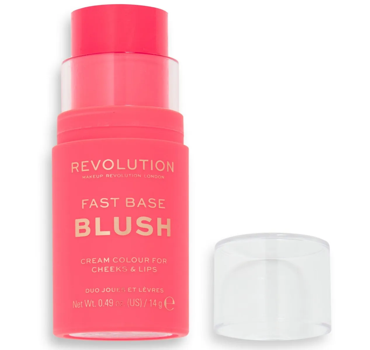 Fard de obraz Fast Base Blush Stick Bloom, 14g, Makeup Revolution 