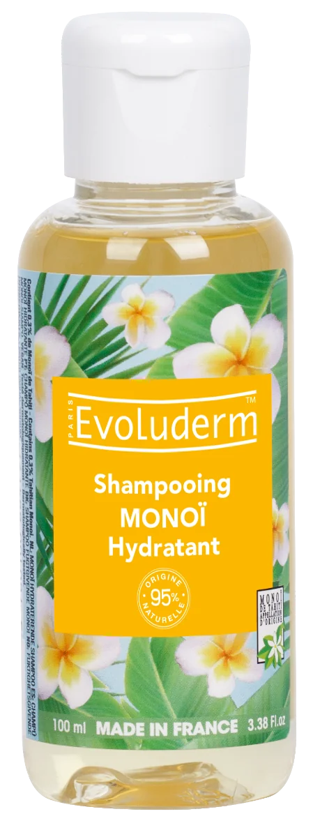 Sampon hidratant Monoï à la Folie, 100ml, Evoluderm