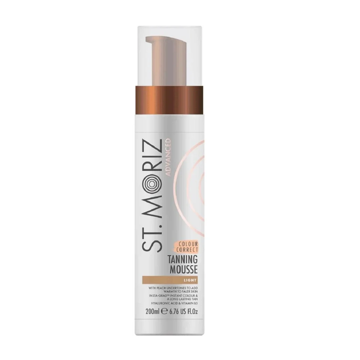 Spuma autobronzanta Advanced Tanning Mousse Light, 200ml, St. Moriz