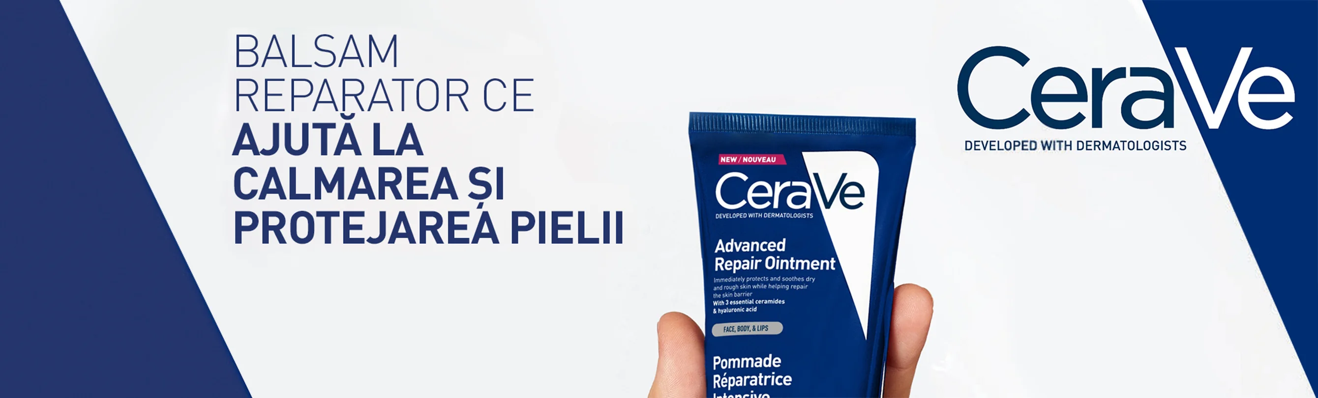 CeraVe Balsam Reparator cu Actiune Avansata, cu textura cerata