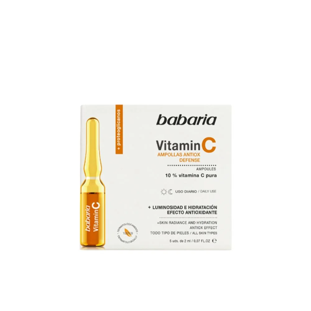 Fiole cu vitamina C pentru luminozitate, 10ml, Babaria