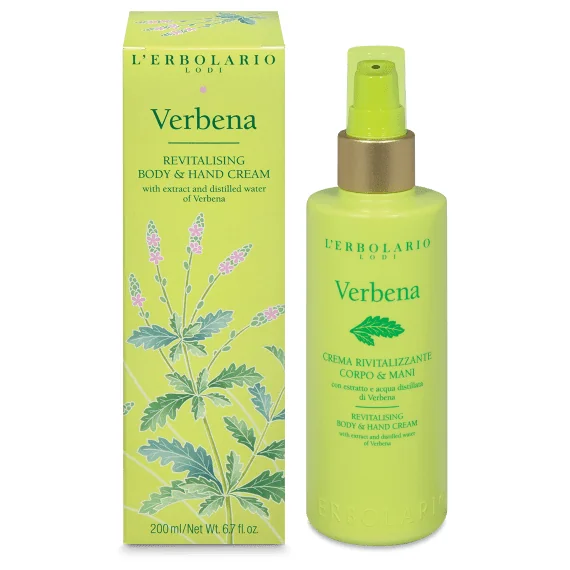 L'Erbolario Crema de corp si maini Verbina, 200ml