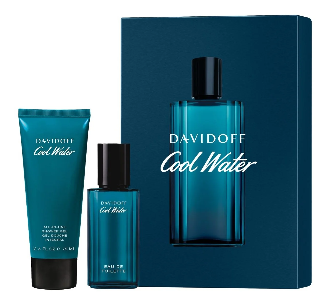 Set pentru barbati Cool Water Apa de toaleta 40ml + Gel de dus 75ml, Davidoff