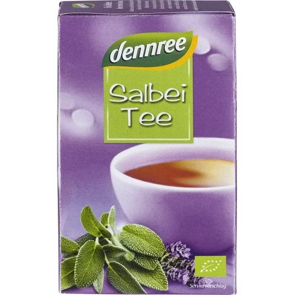 Ceai de salvie 20 plicuri, 30g, Dennree