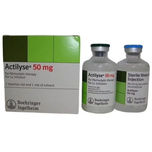 Actilyse 50mg, 1 flacon pulbere pentru solutie injectabila + 1 flacon solvent + 1 canula, Boehringer Ingelheim