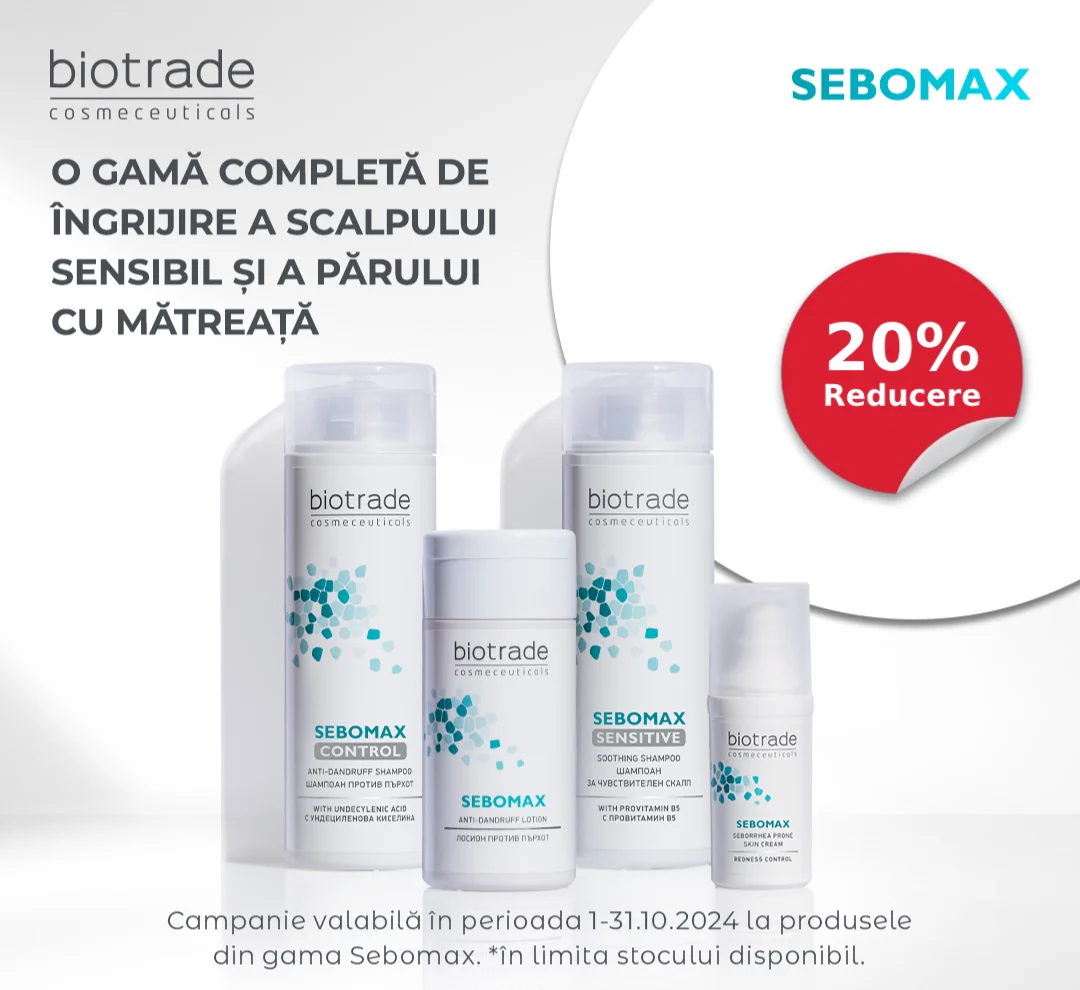 Ofertele lunii Octombrie 2024 Biotrade sebomax