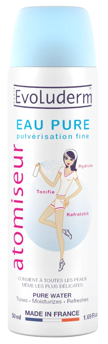 Spray apa pura pentru fata si corp, 50ml, Evoluderm