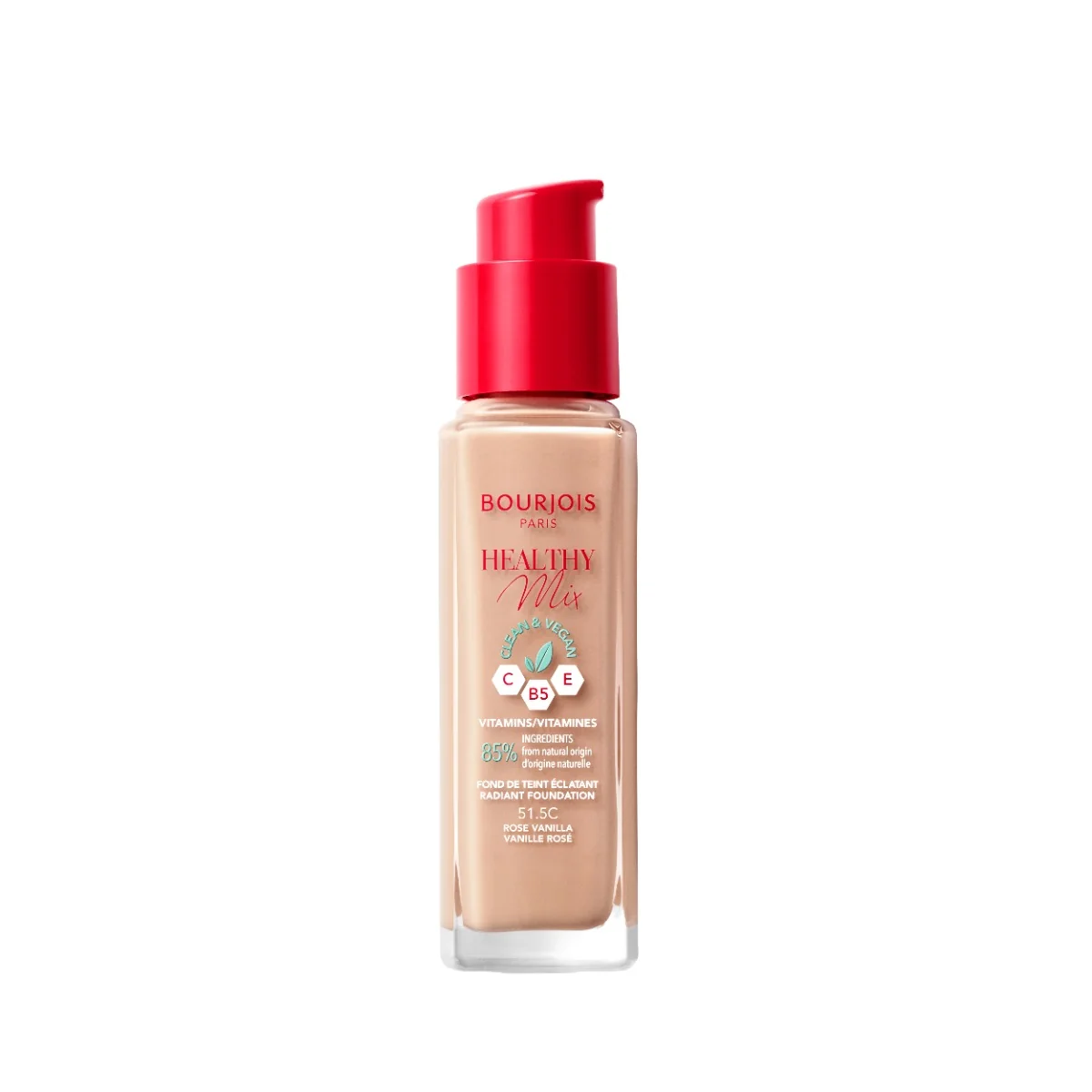 Fond de ten Healthy Mix 515 Rose Vanilla, 30ml, Bourjois 