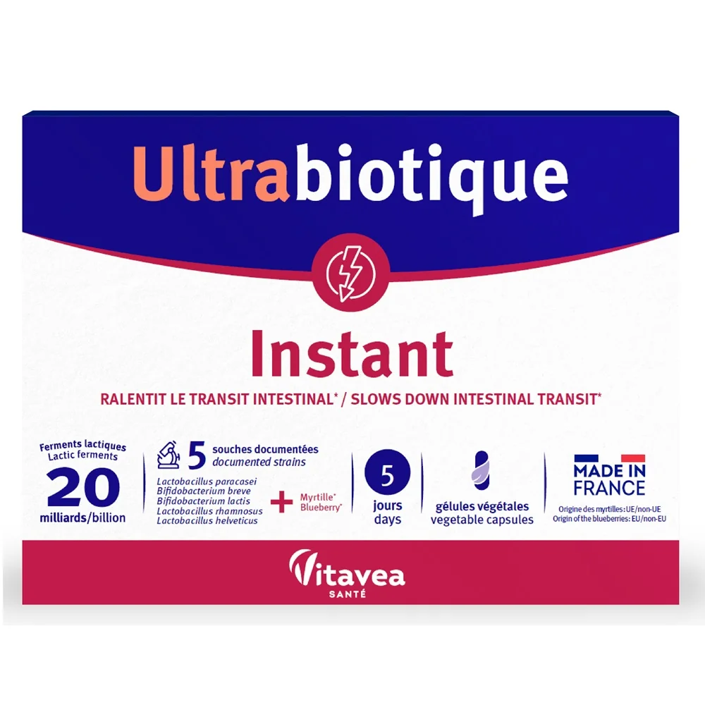 Probiotic pentru diareea acuta Instant, 10 capsule, Ultrabiotique 