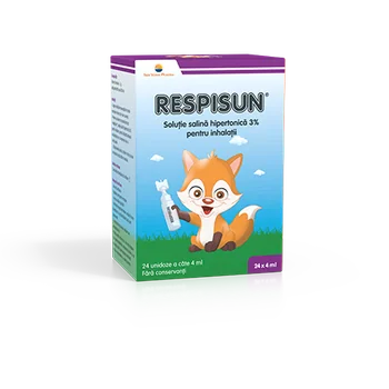 Respisun solutie salina hipertonica 3%, 24 unidoze, Sun Wave Pharma