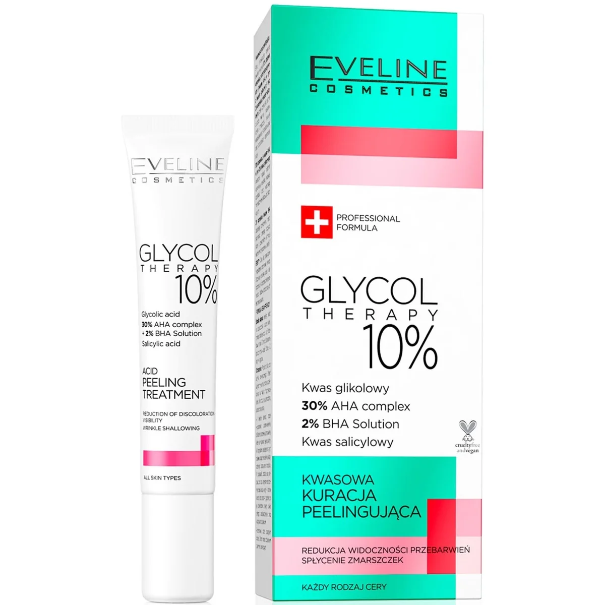 Tratament pentru exfoliere Glycol Therapy, 20ml, Eveline Cosmetics