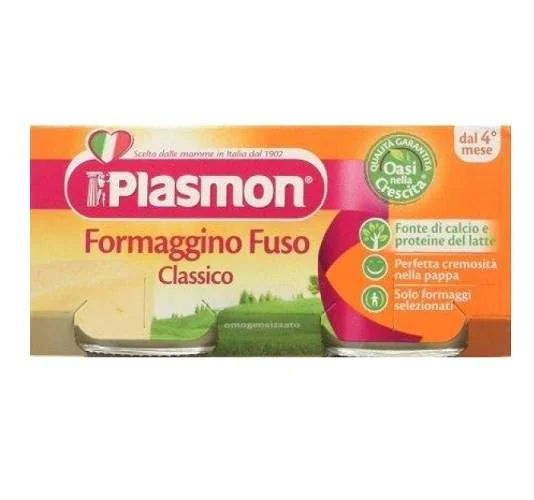 Piure omogenizat branzica Formaggino 4 luni+, 2 x 80g, Plasmon