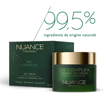 Crema de zi Organic pentru ten normal si mixt, 50ml, Nuance 