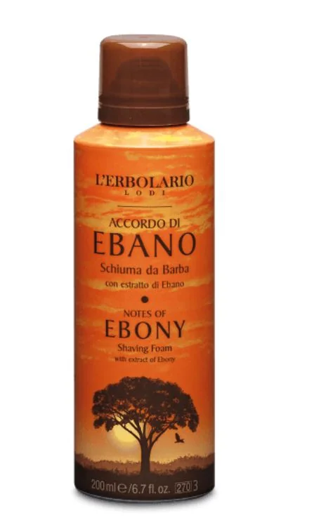 L'Erbolario Spuma de ras Notes Of Ebony, 200ml