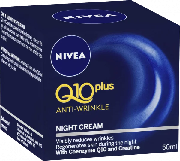 Crema antirid de noapte Q10 plus, 50ml, Nivea