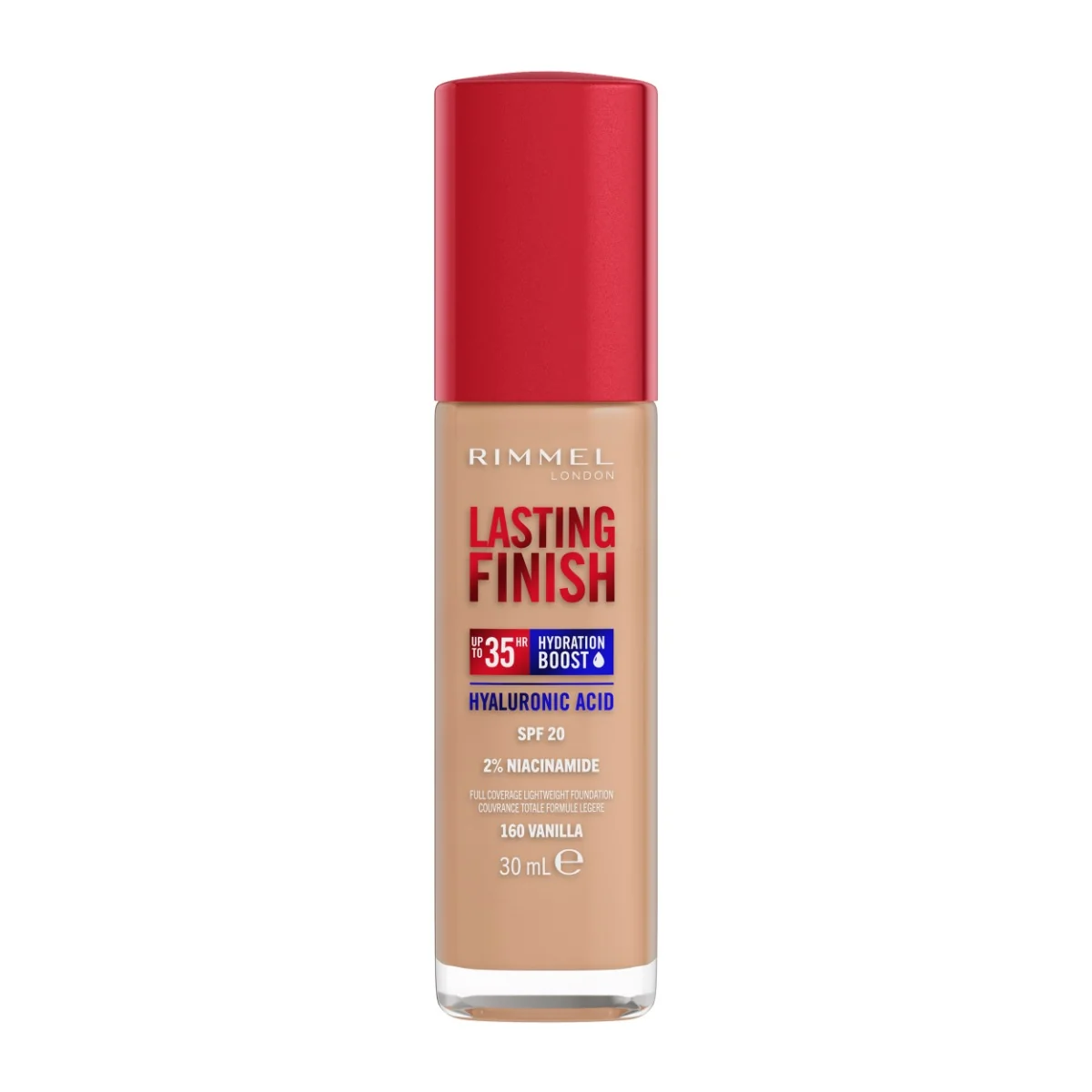 Fond de ten Lasting Finish 35H 160 Vanilla, 30ml, Rimmel London 