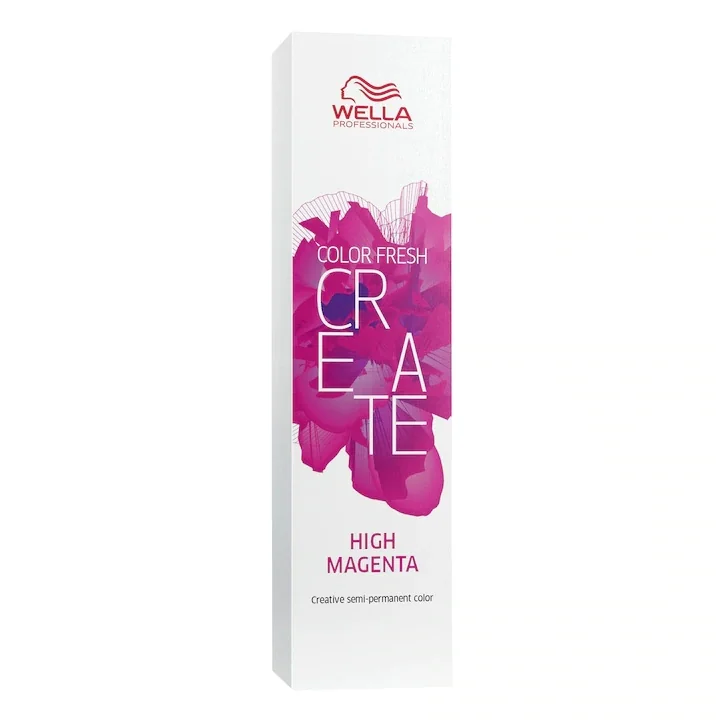 Vopsea de par semi-permanenta Color Fresh Create High Magenta, 60ml, Wella Professionals