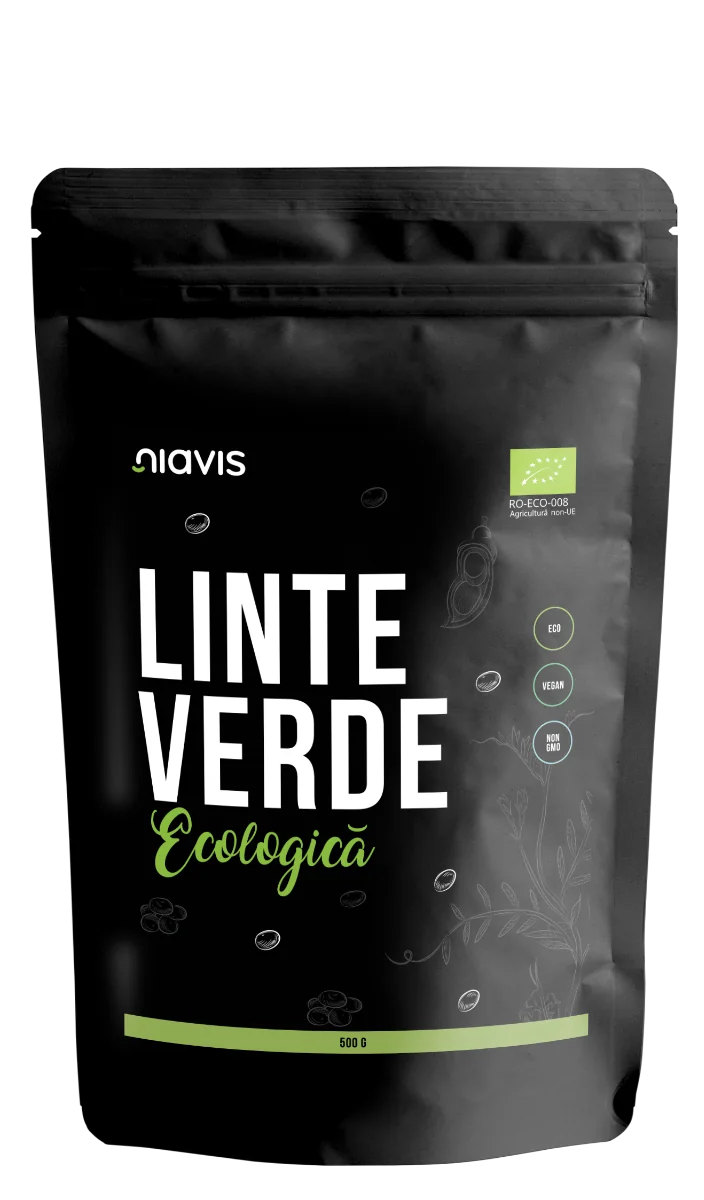 Linte verde ecologica, 500g, Niavis