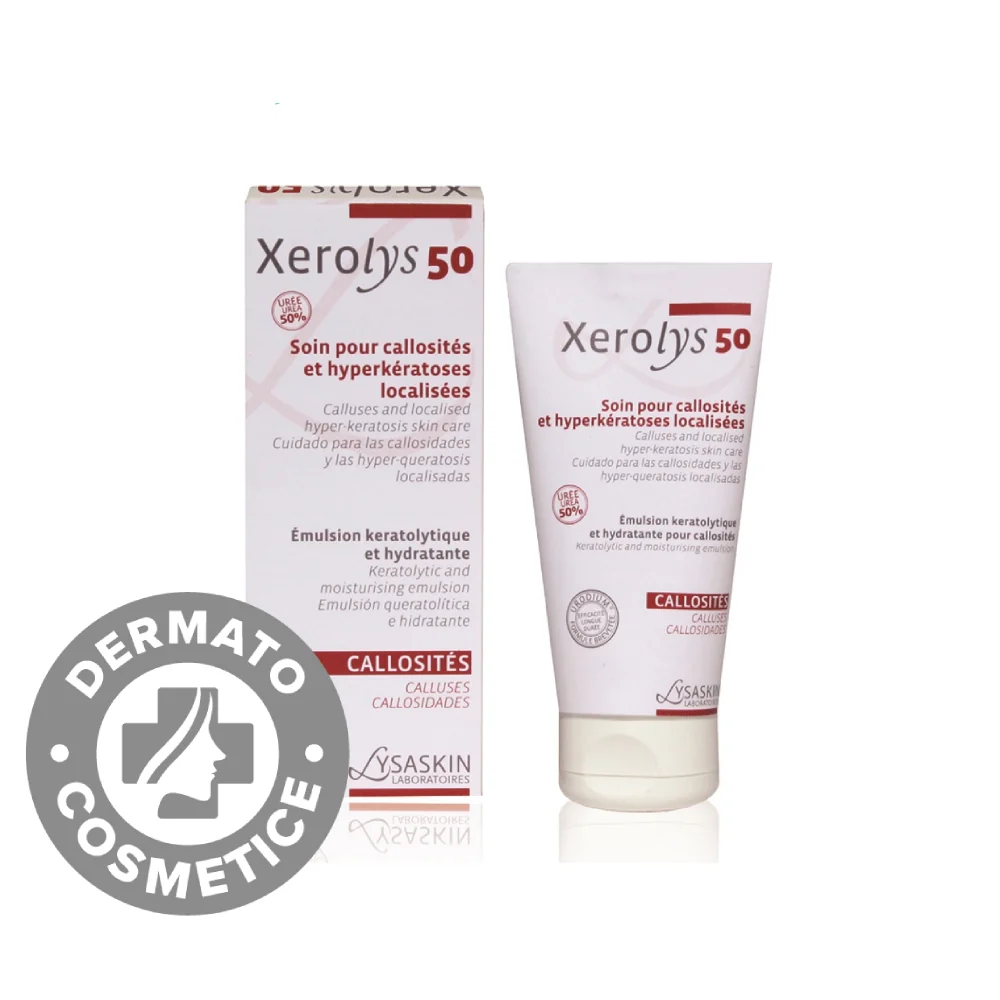 Emulsie cheratolitica si hidratanta Xerolys 50, 40ml, Lab Lysaskin 