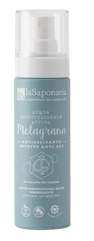 Toner antioxidant si efect anti-imbatranire cu apa activa Melagrana, 50ml, La Saponaria