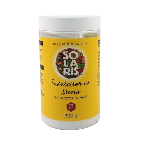 Indulcitor cu stevia, 300g, Solaris