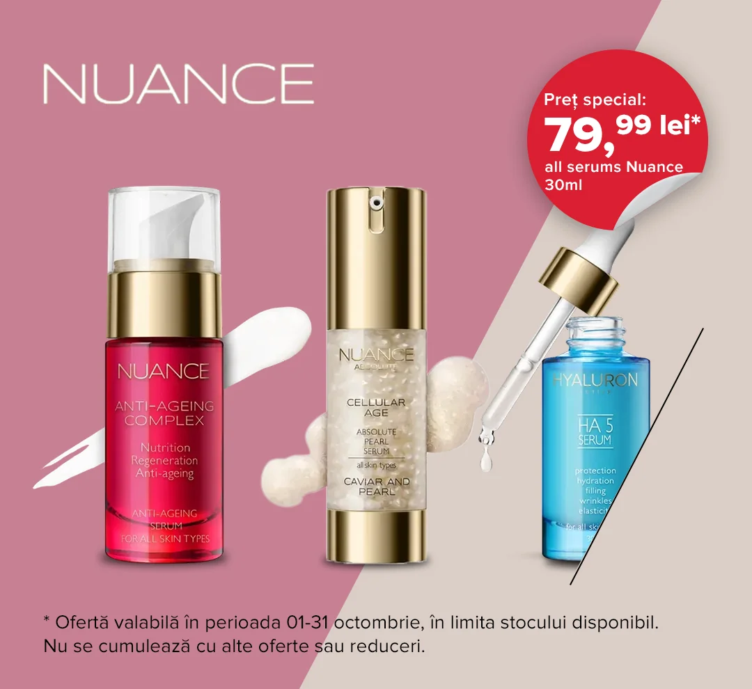 Ofertele lunii Octombrie 2024 Nuance All Serums