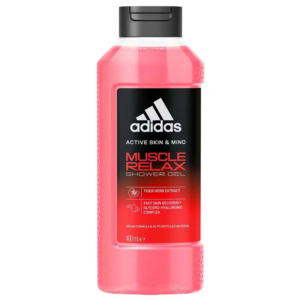 Gel de dus pentru barbati Skin & Mind Muscle Relax, 400ml, Adidas