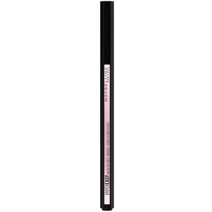 Tus lichid cu aplicator pensula Hyper Easy 800 Pitch Black, 0.6g, Maybelline 