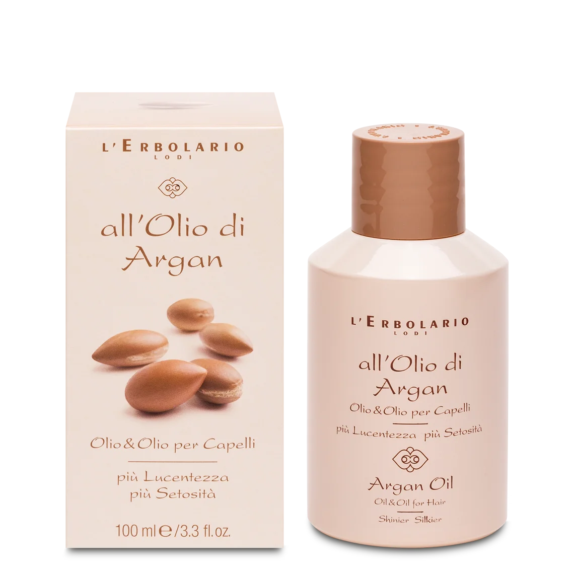 L'Erbolario Ulei pentru par cu extract de argan, 100ml