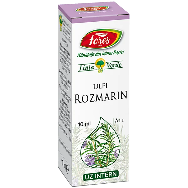 Ulei esential de rozmarin A11, 10ml, Fares