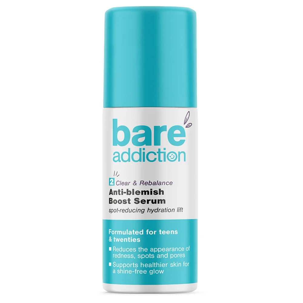 Ser hidratant anti-imperfectiuni pentru tineri si adolescenti, 30ml, Bare Addiction