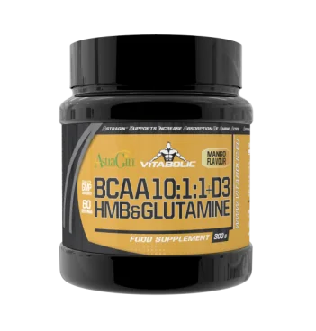 Aminoacizi pudra BCAA 10:1:1 Glutamine HMB Cola, 300g, Vitabolic