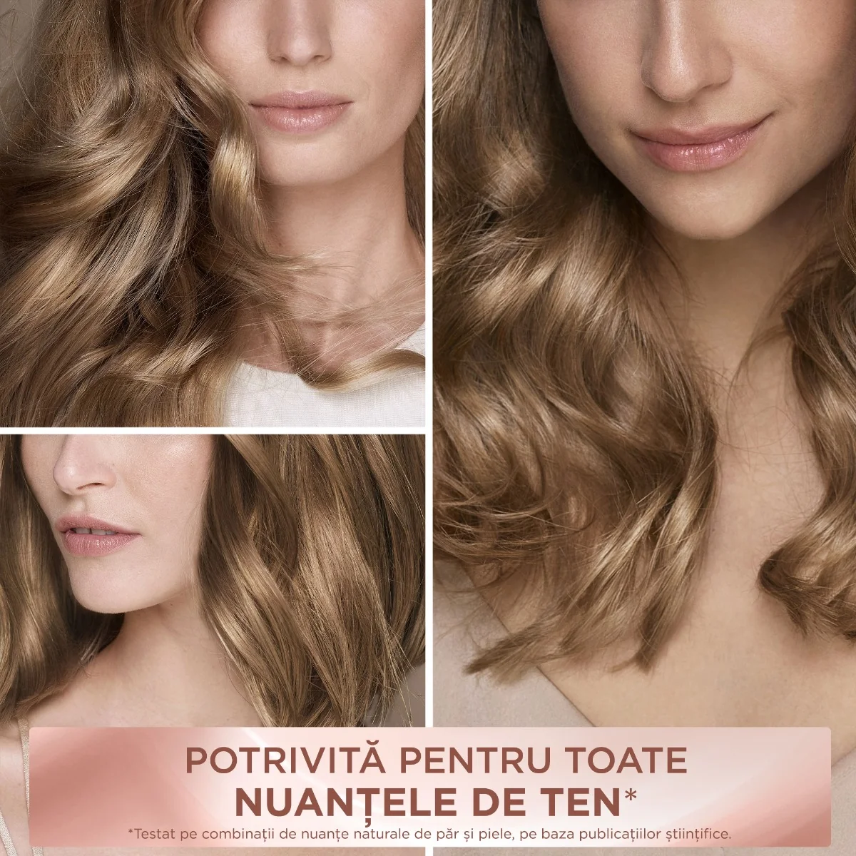 Vopsea de par permanenta fara amoniac Excellence Universal Nudes 7U Blonde, 192ml, L'Oreal Paris 