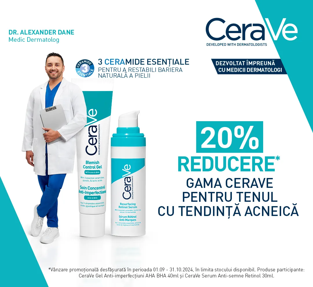 Ofertele lunii Septembrie, octombrie 2024 Cerave Blemish